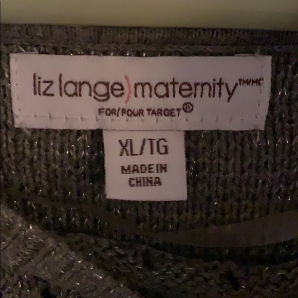 Women’s gray maternity sweater - Picture 3 of 3